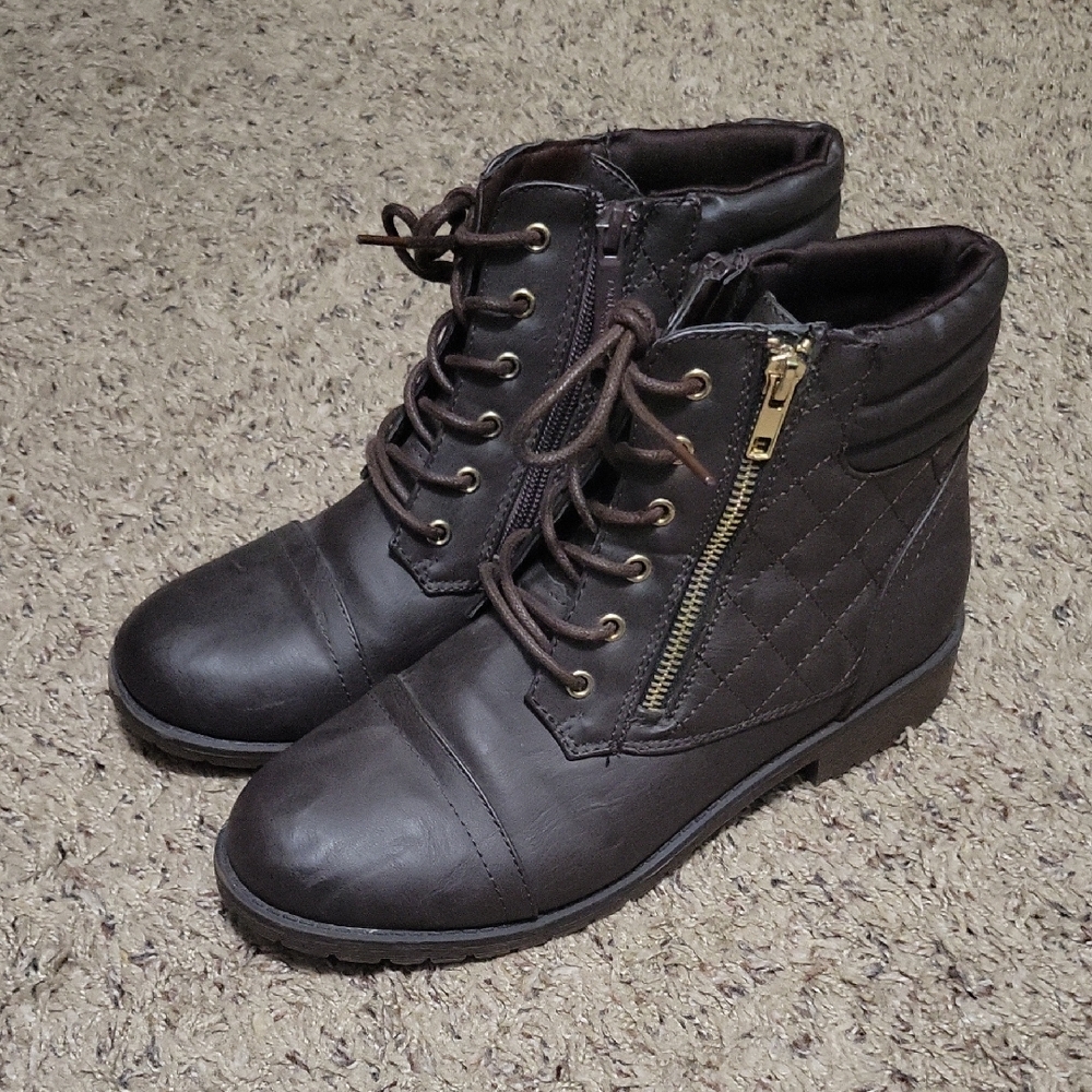 Brown Leather Boots